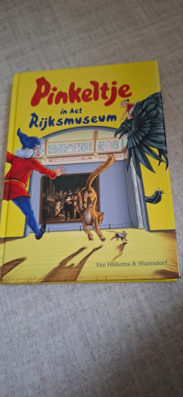 Pinkeltje in het Rijksmuseum - Avontuurlijk kinderboek, Ophalen of Verzenden, Zo goed als nieuw, Dick Laan, Fictie algemeen