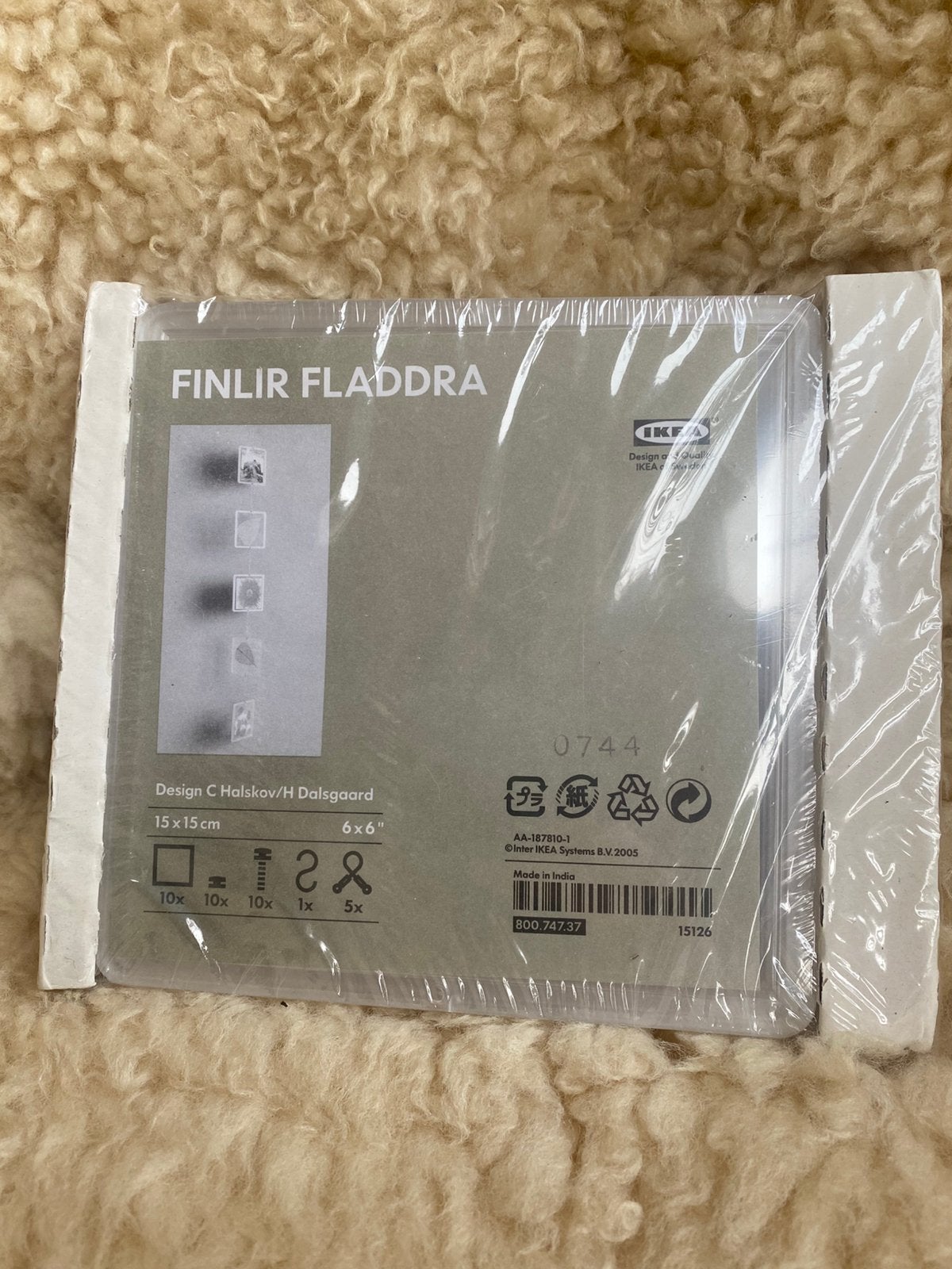 Vintage IKEA FINLIR FLADDRA verticale fotolijstset jaren ‘90, Nieuw, Ophalen of Verzenden, Wissellijst, Kunststof