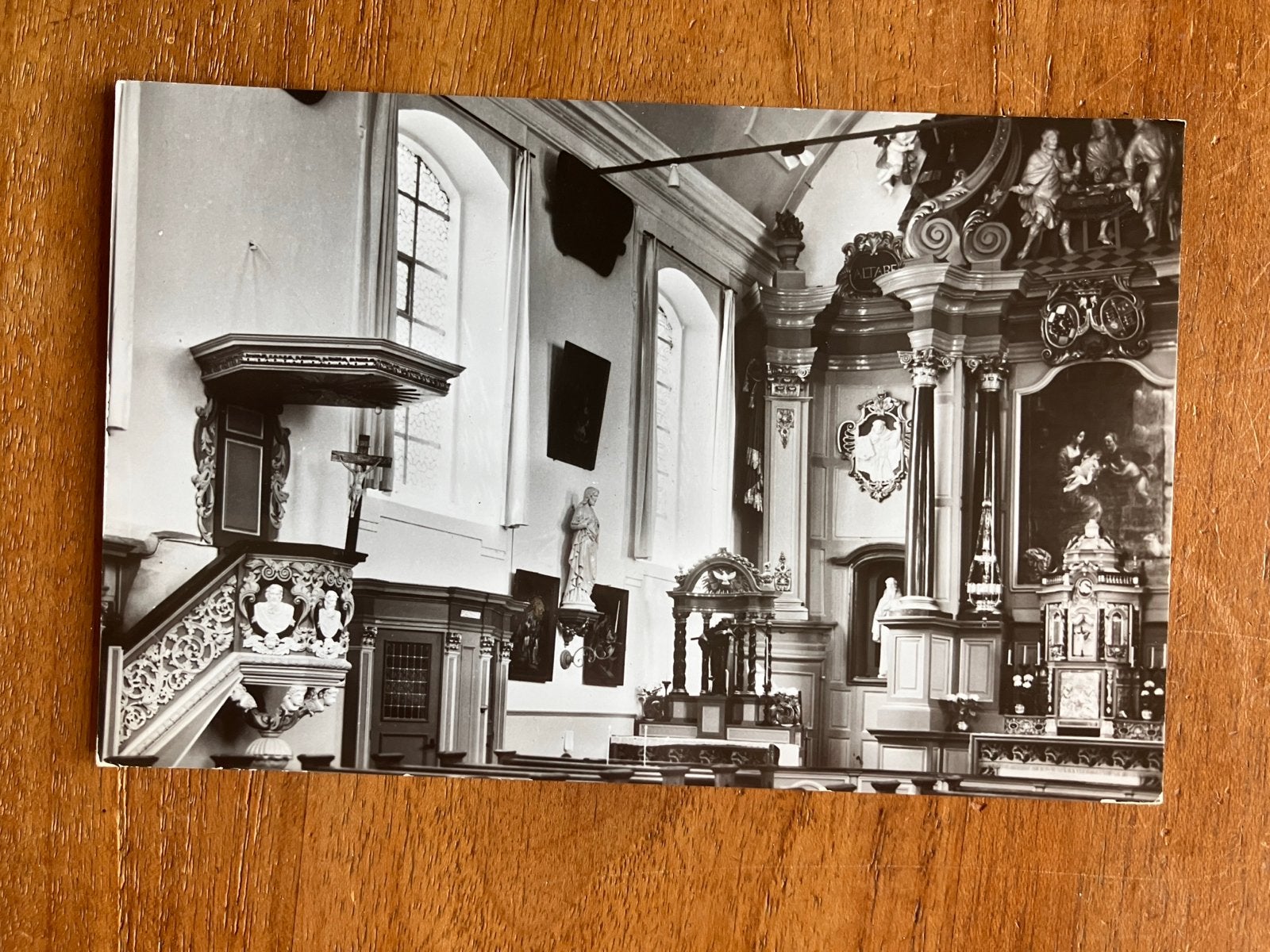 Interieur Kapucijnenkerk Grave, Ophalen of Verzenden, 1940 tot 1960, Ongelopen, Noord-Brabant