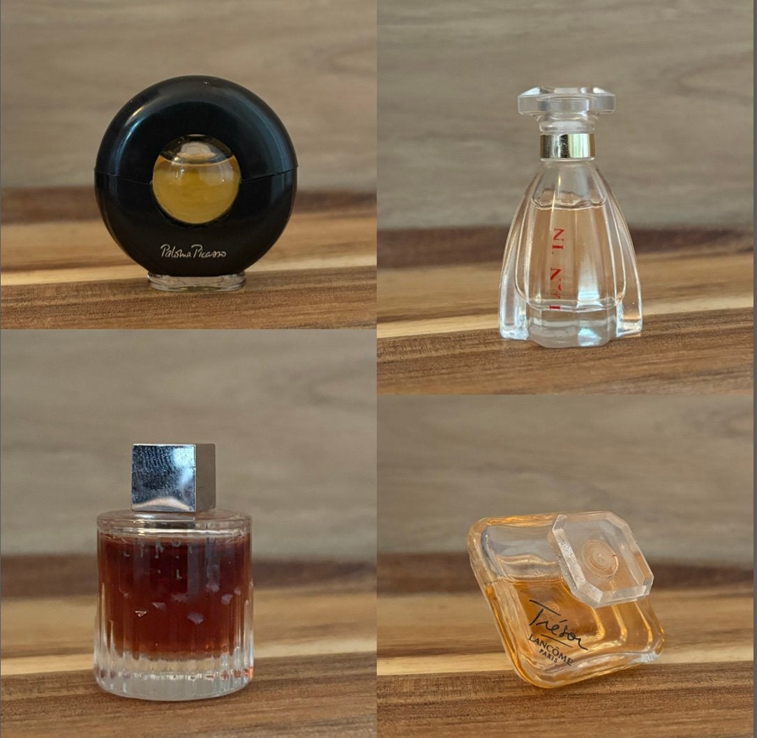 4 x Miniatuur - Jimmy Choo, lancome, Lanvin & Paloma picasso, Verzenden, Nieuw, Miniatuur, Gevuld