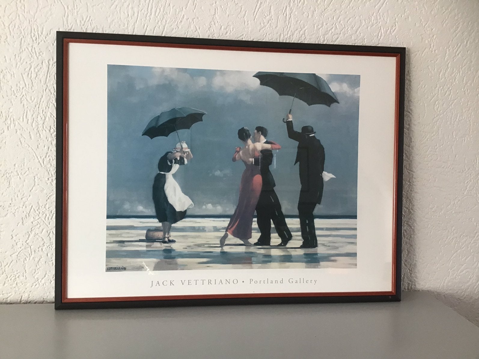 Jack Vettriano. The singing butler ingelijst., Antiek en Kunst, Ophalen, Ingelijst, Print