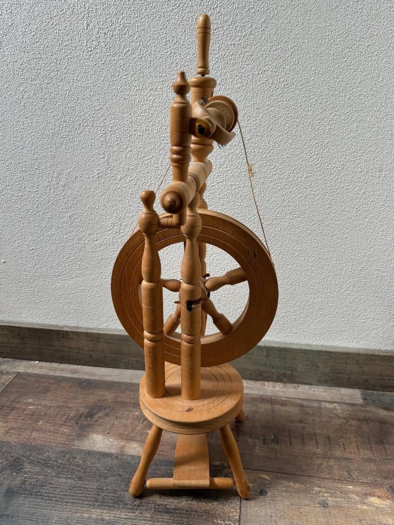 SHOWMODEL KLEIN Spinnewiel Hout 47 cm ! OPHALEN, Ophalen