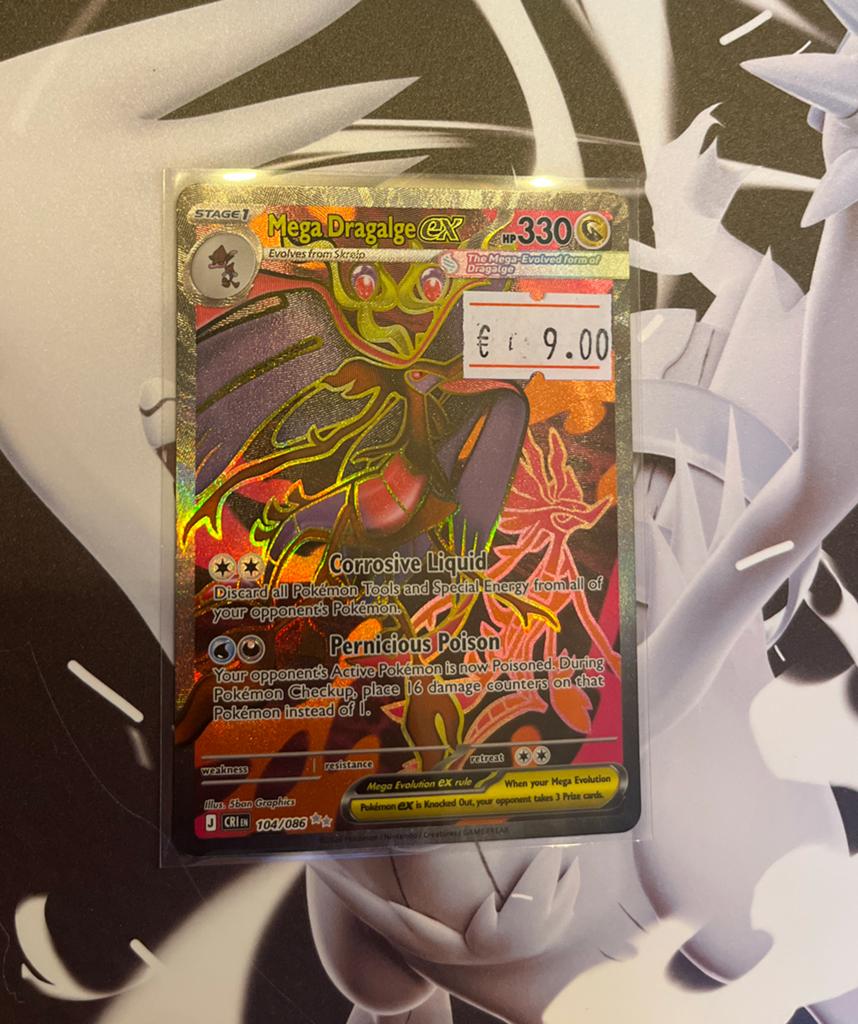CRI 104/086 Mega Dragalge, Ophalen, Zo goed als nieuw, Losse kaart, Foil