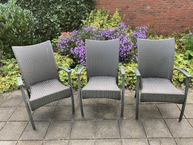 tuinstoelen, Ophalen, Gebruikt, Kunststof