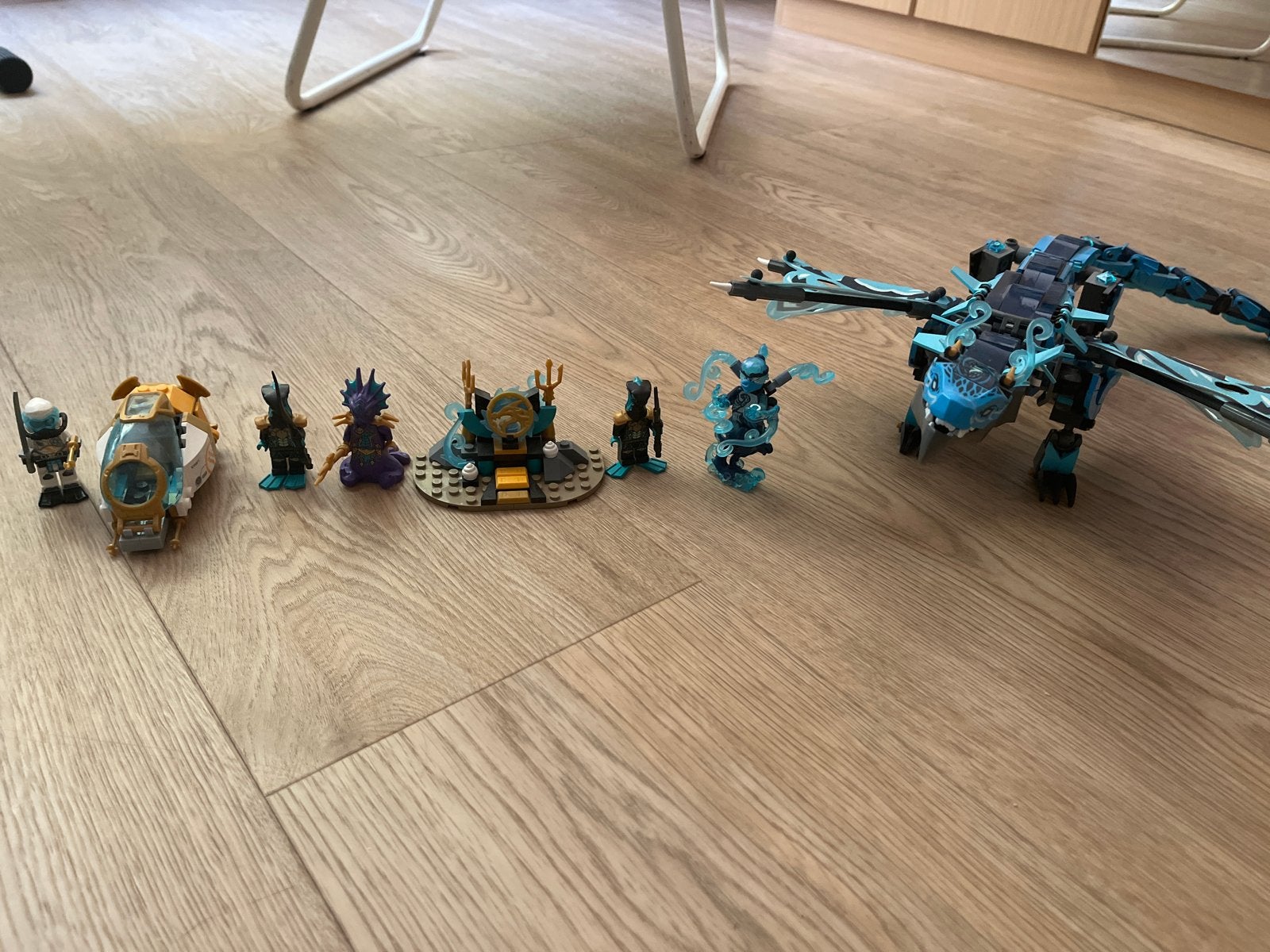 Lego Ninjago Waterdraak en onderwatervoertuigen