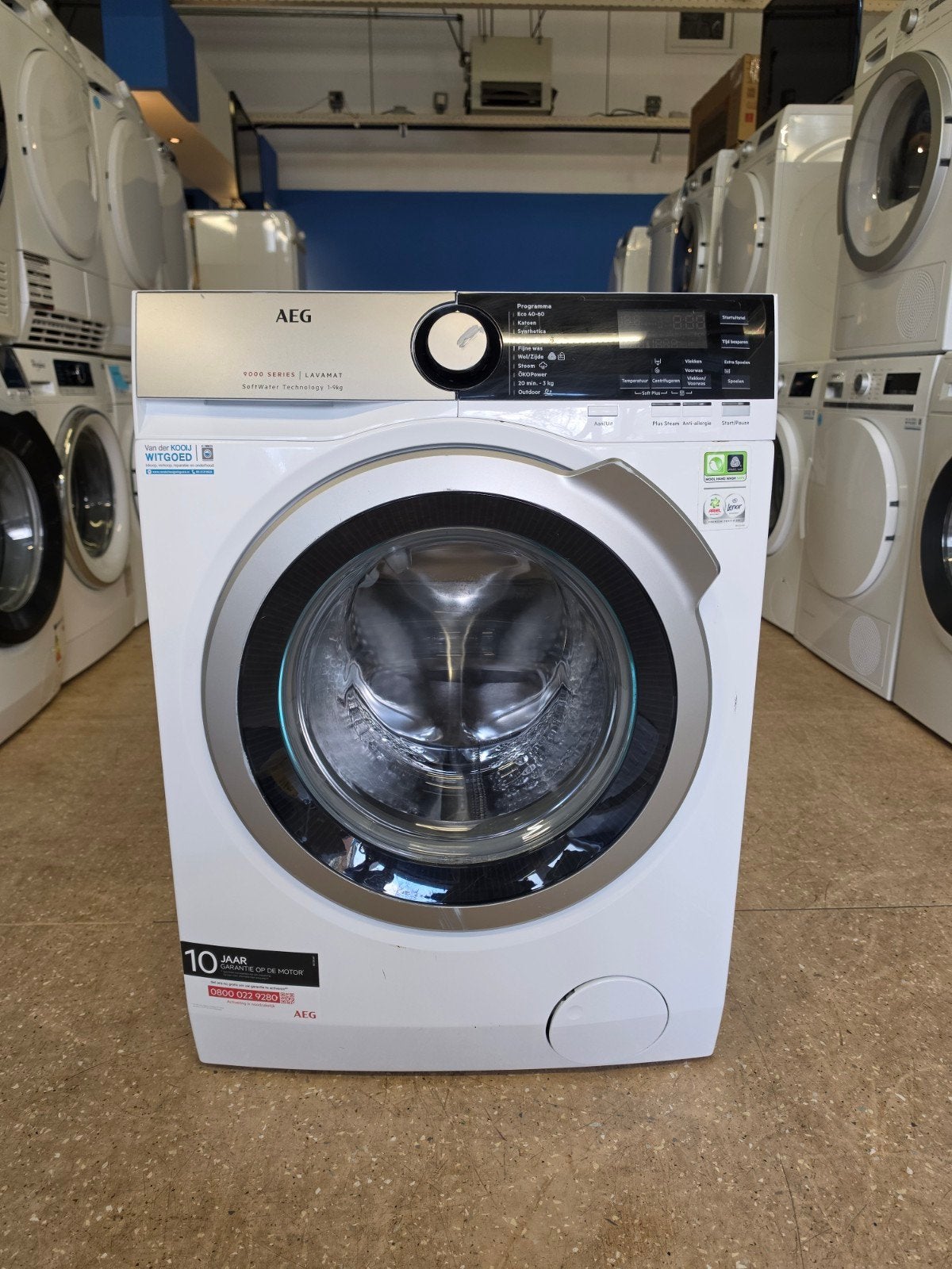 AEG 9000 Series wasmachine | 9 kilo | A+++ | Gratis thuis 🚚, AEG, Jirnsum, 1200 tot 1600 toeren, 8 tot 10 kg