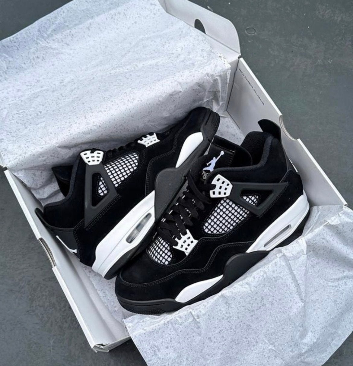 Nike Air Jordan 4 Retro Black Cat - Maat 42 tm 48, Ophalen of Verzenden, Nieuw, Overige kleuren, Sneakers of Gympen
