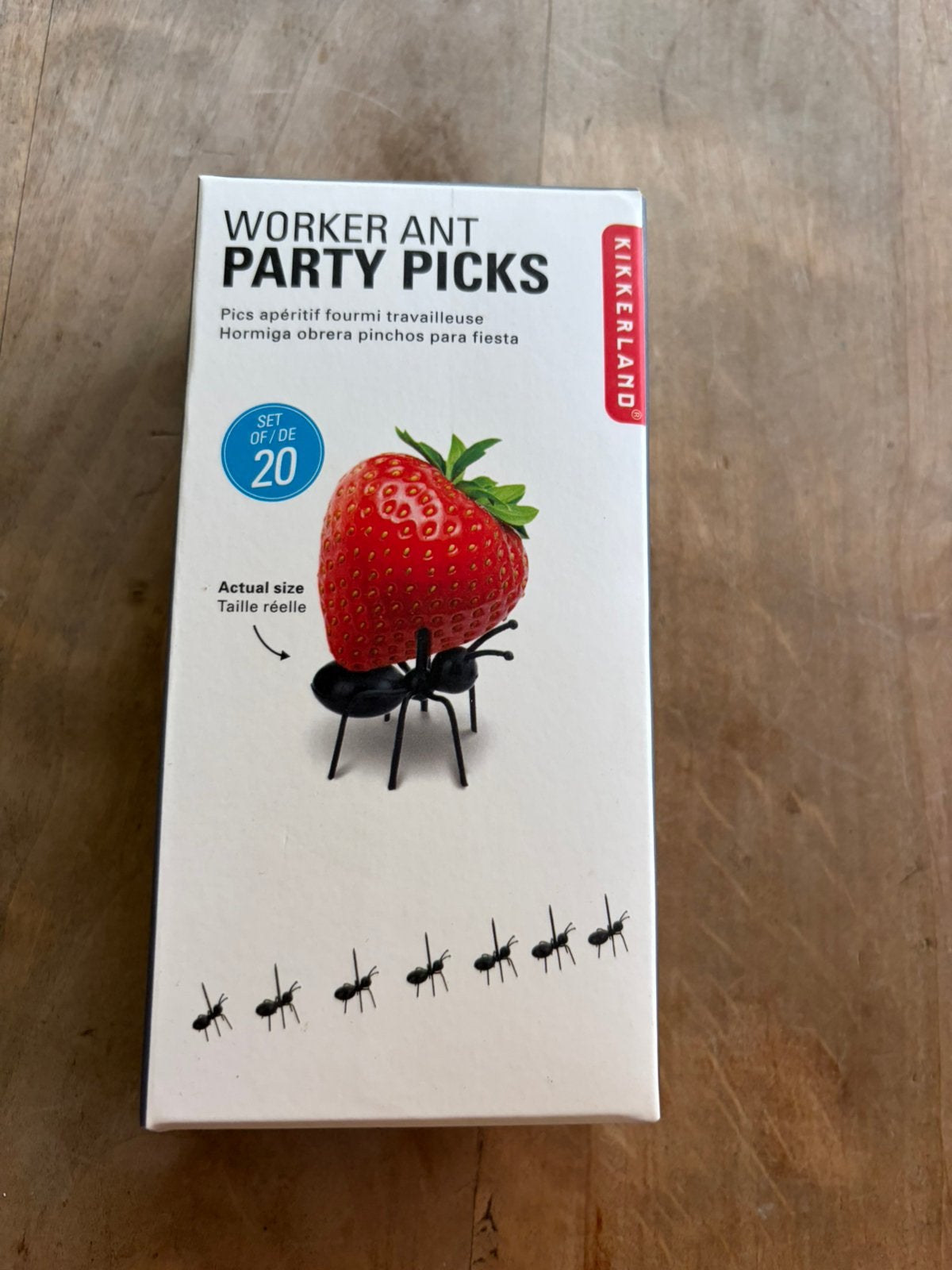 Prikkertjes/ party picks Kikkerland, Ophalen of Verzenden, Zo goed als nieuw
