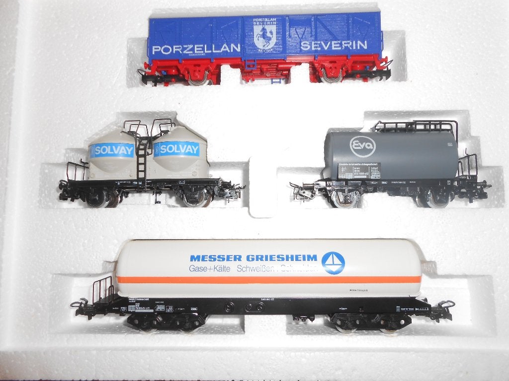 Märklin 4793 regionale goederen trein set ""WEST"" 4 wagons, Wisselstroom, Treinset, Nieuw, Ophalen of Verzenden
