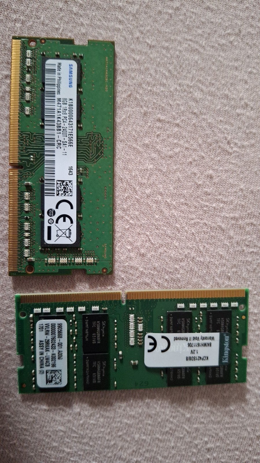 16GB (2x 8GB) DDR4 Laptop Geheugen SO-DIMM 2400MHz, Computers en Software, DDR4, Ophalen of Verzenden, Zo goed als nieuw, Laptop