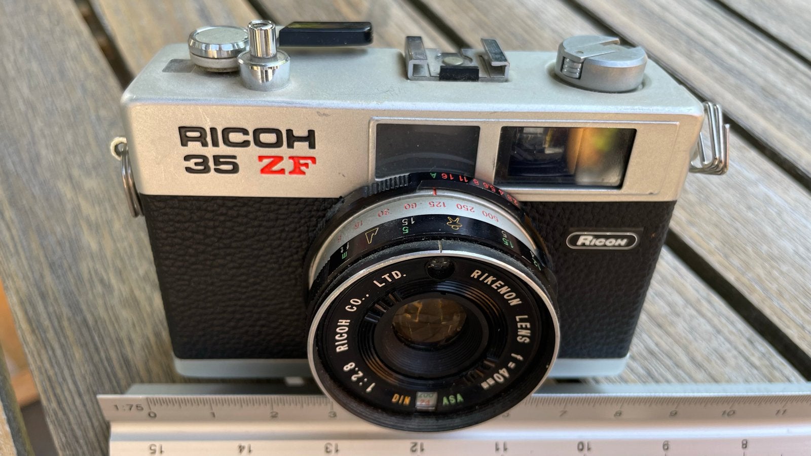 Ricoh 35 ZF Compact Camera - Vintage Analoge Camera, Ophalen, Gebruikt, Compact, Overige Merken