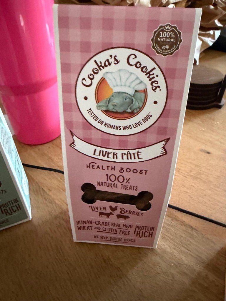 Cooka's Cookies Lever Paté Hondensnacks – 100% Natuurlijk, Verzenden, Hond