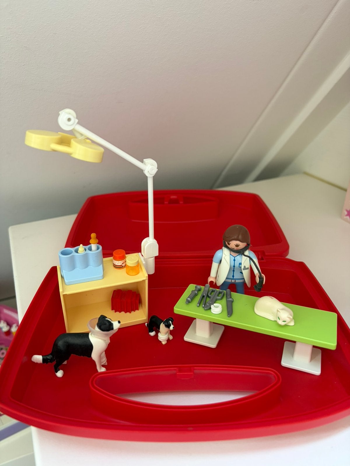 Playmobil dierenarts met koffer, Ophalen, Gebruikt, Complete set