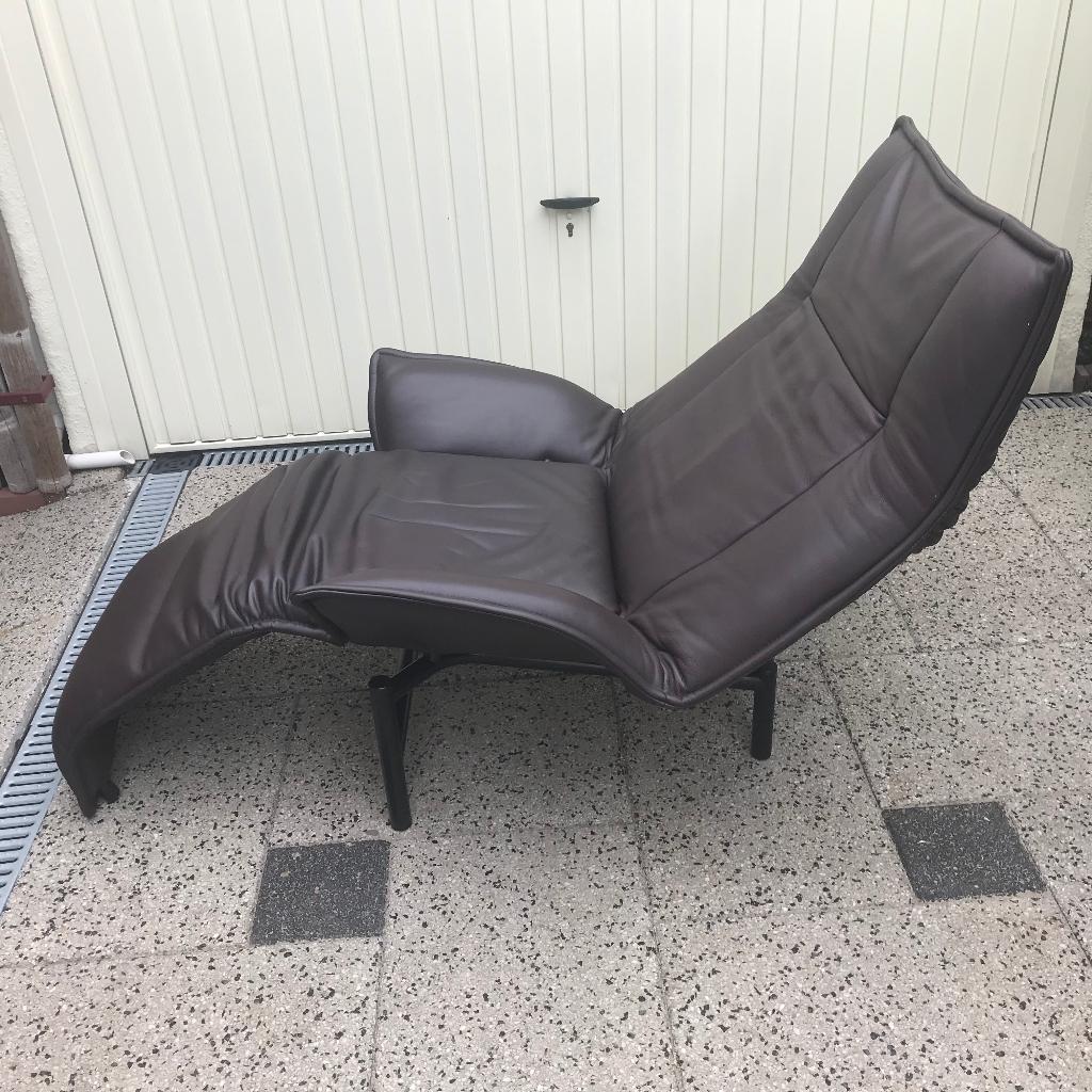 Vintage Cassina Veranda fauteuil lounge chair stoel leer, Ophalen, Gebruikt, Nvt, Nvt