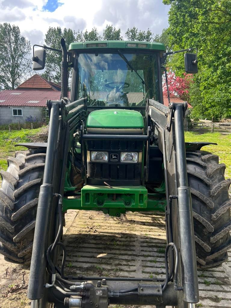 John Deere 6200 Tractor en Kverneland maaier 348, 80 tot 120 Pk, Gebruikt, Meer dan 10000, Ophalen