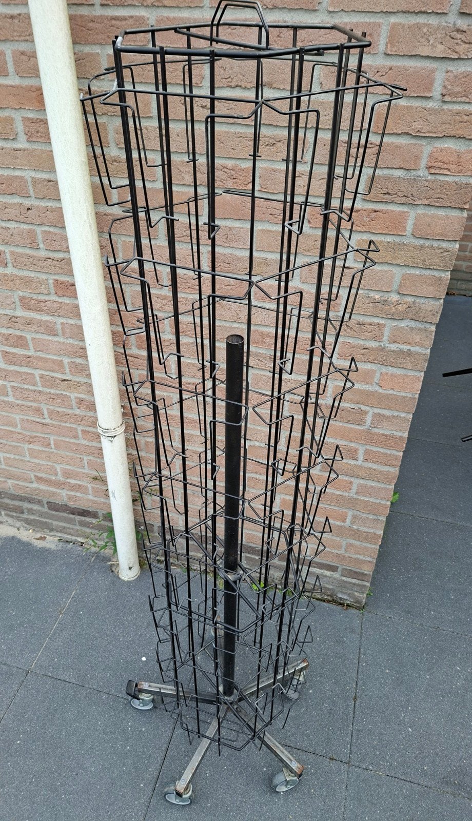 Kaartenrek zwart, Ophalen