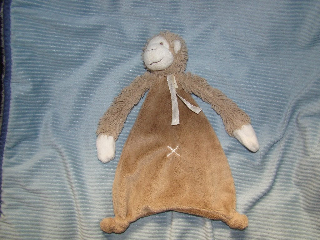 happy horse aap kroellapje knuffeldoekje beige, Overige karakters, Happy Horse, Ophalen of Verzenden, Zo goed als nieuw