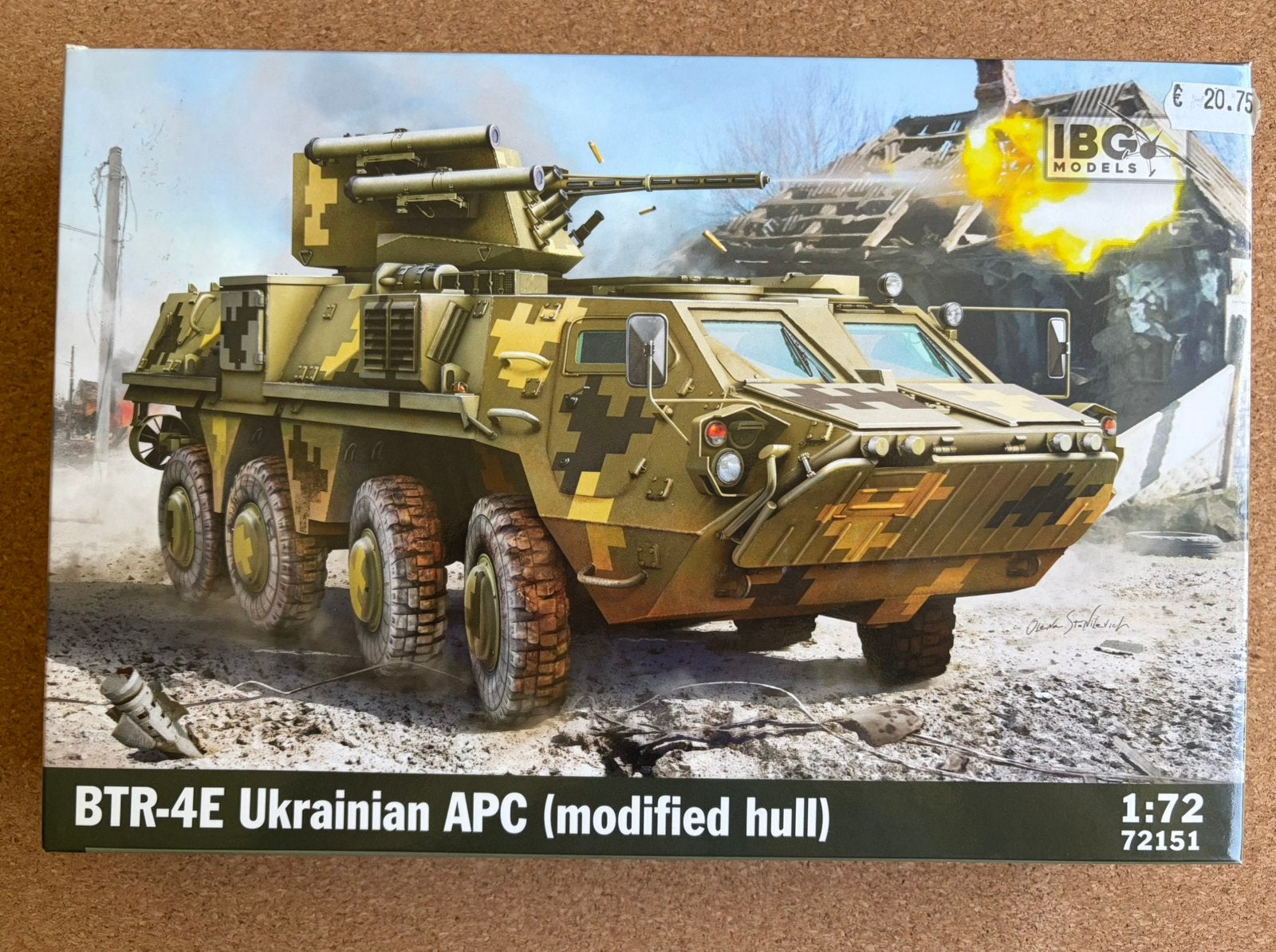 IBG models BTR-4E Ukrainian APC (modified hull) 1:72, Ophalen of Verzenden, Zo goed als nieuw, 1:50 of kleiner, Overige merken