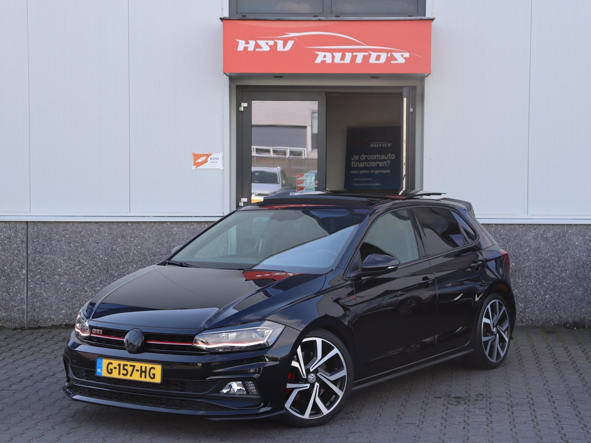 Volkswagen Polo 2.0 TSI GTI 200 PK Navigatie Panoramadak, Auto's, Euro 6, 4 cilinders, 1984 cc, Zwart