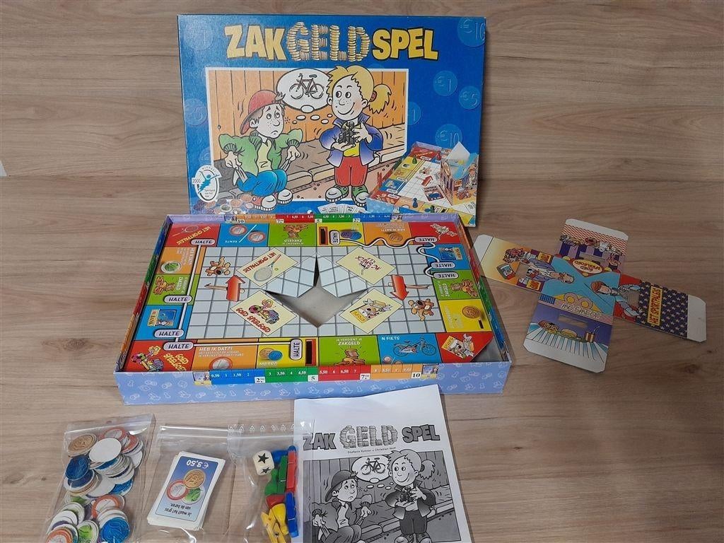 zakgeldspel [s1200], Hobby en Vrije tijd, Gezelschapsspellen | Bordspellen, Verzenden, Zo goed als nieuw