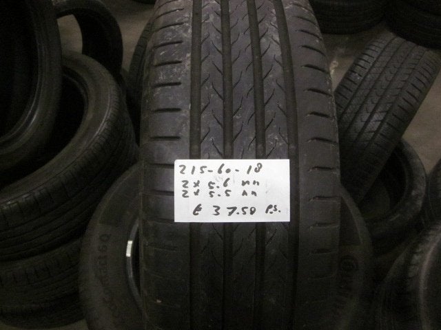 215 60 18 Continental EcoContact 6Q zomerbanden, 18 inch, Ophalen of Verzenden, Band(en), Personenwagen
