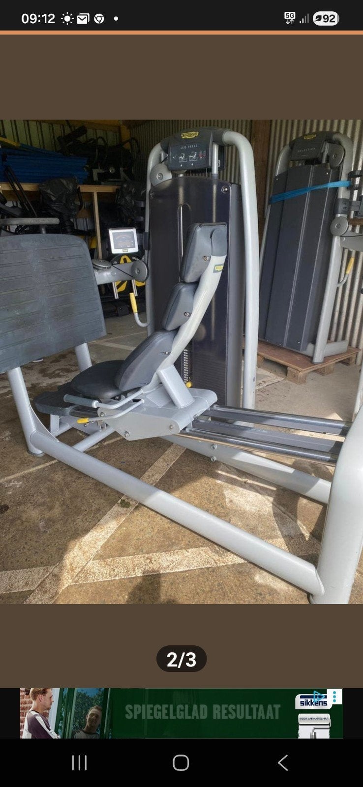 Technogym Selection Line Leg Press - Krachtstation, Ophalen