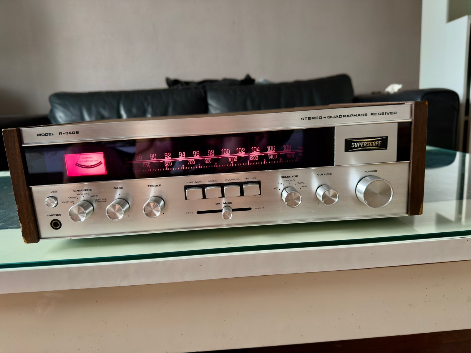 Superscope R-340B by Marantz, Minder dan 60 watt, Ophalen, Marantz, Gebruikt