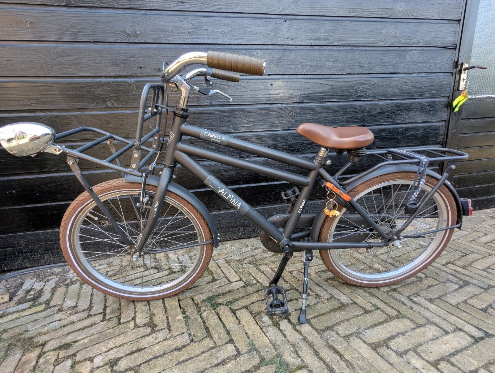 Alpina Cargo fiets - 20 inch - gebruikt maar in prima staat, Fietsen en Brommers, Terugtraprem, Gebruikt, Handrem, 20 inch