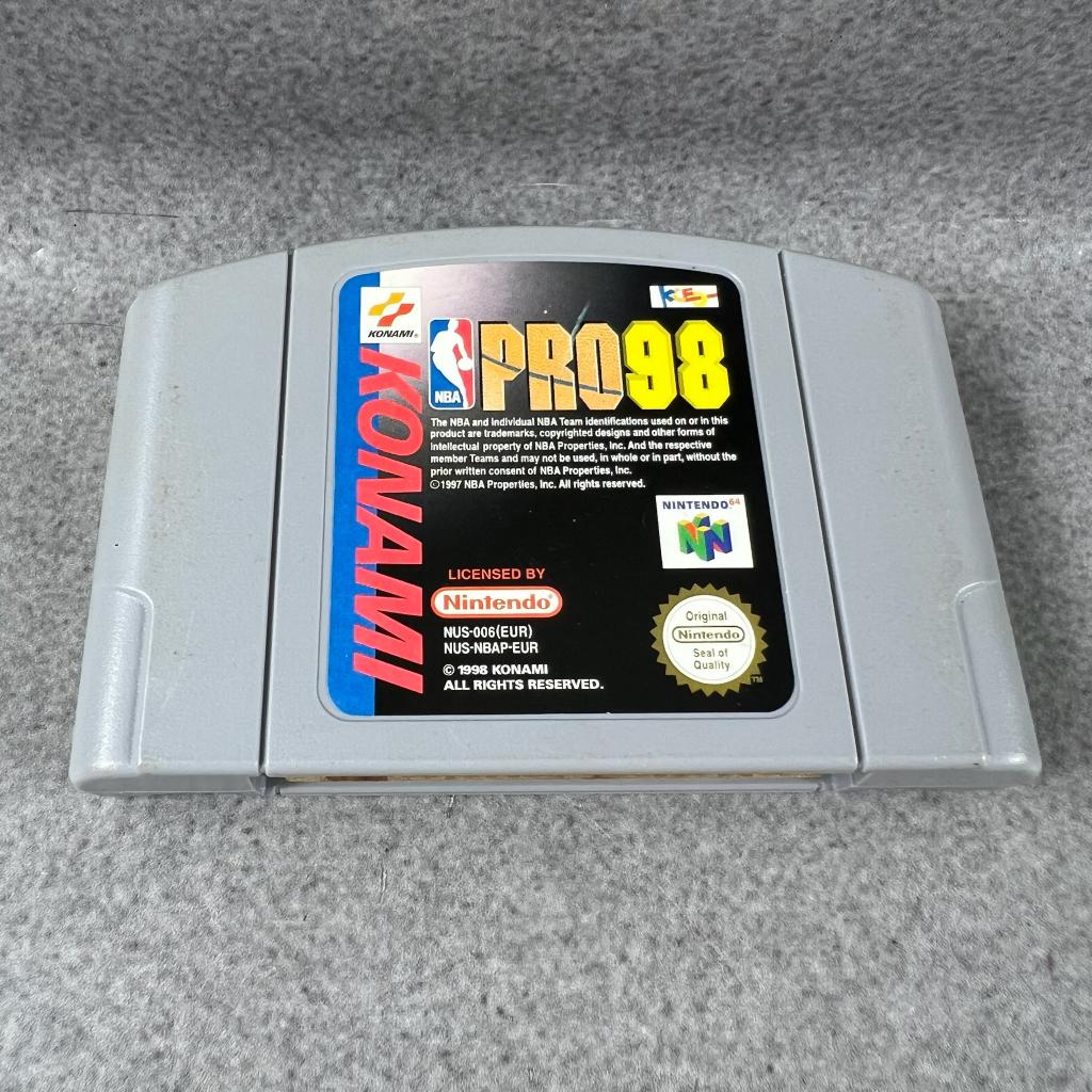 Nintendo 64 game | Konami Pro 98 NBA Game | 408264, Gebruikt, 1 speler, Ophalen of Verzenden, Vanaf 3 jaar