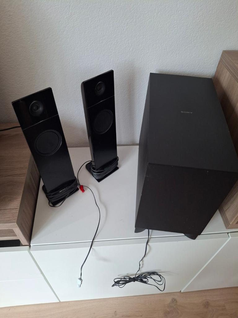 Sony 2.1 Speakerset met Subwoofer, Audio, Tv en Foto, Luidsprekers, Ophalen, Gebruikt, Complete surroundset, Sony