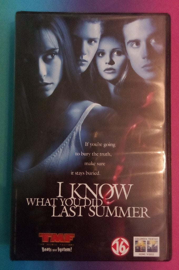 VHS - I Know What You Did Last Summer - Koopvideo, Horror, Nederlands ondertiteld, Engels, Vanaf 16 jaar