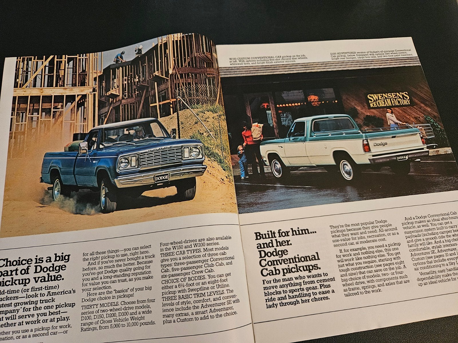 Brochure Dodge Pickup Trucks 1978 USA, Ophalen of Verzenden, Zo goed als nieuw, Overige merken