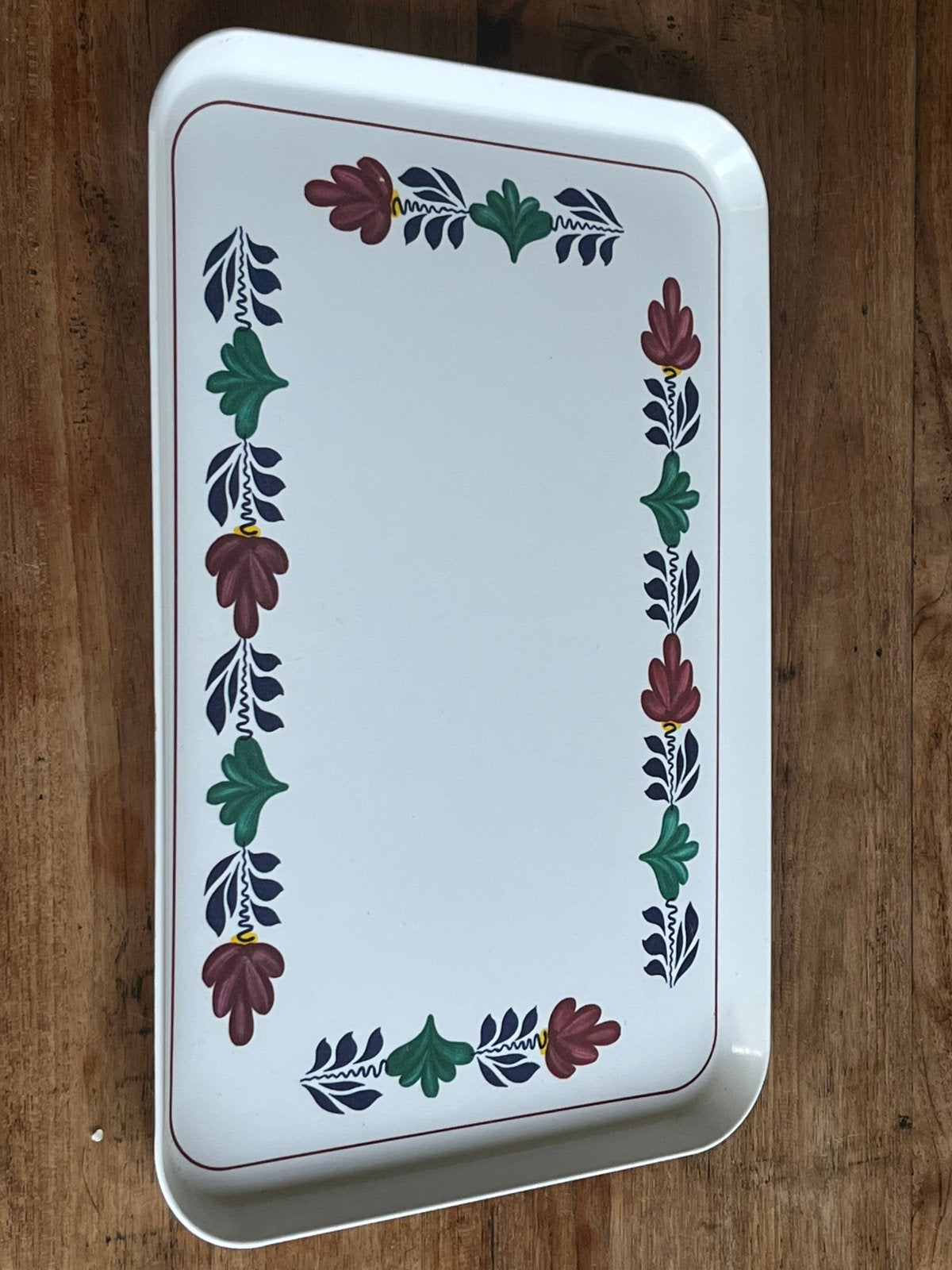 Boerenbont Dienblad Mepal, Ophalen of Verzenden, Zo goed als nieuw, Rechthoekig, Hout