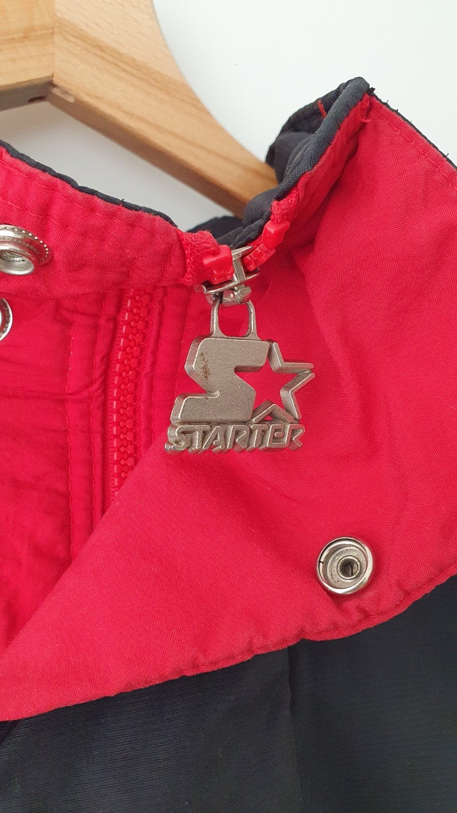 Vintage Starter Chicago Bulls NBA Puffer Jacket Maat S, Ophalen of Verzenden