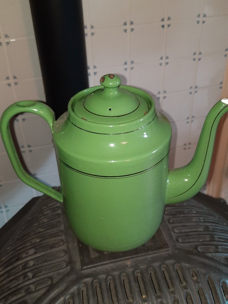 Reseda koffiepot, Ophalen of Verzenden