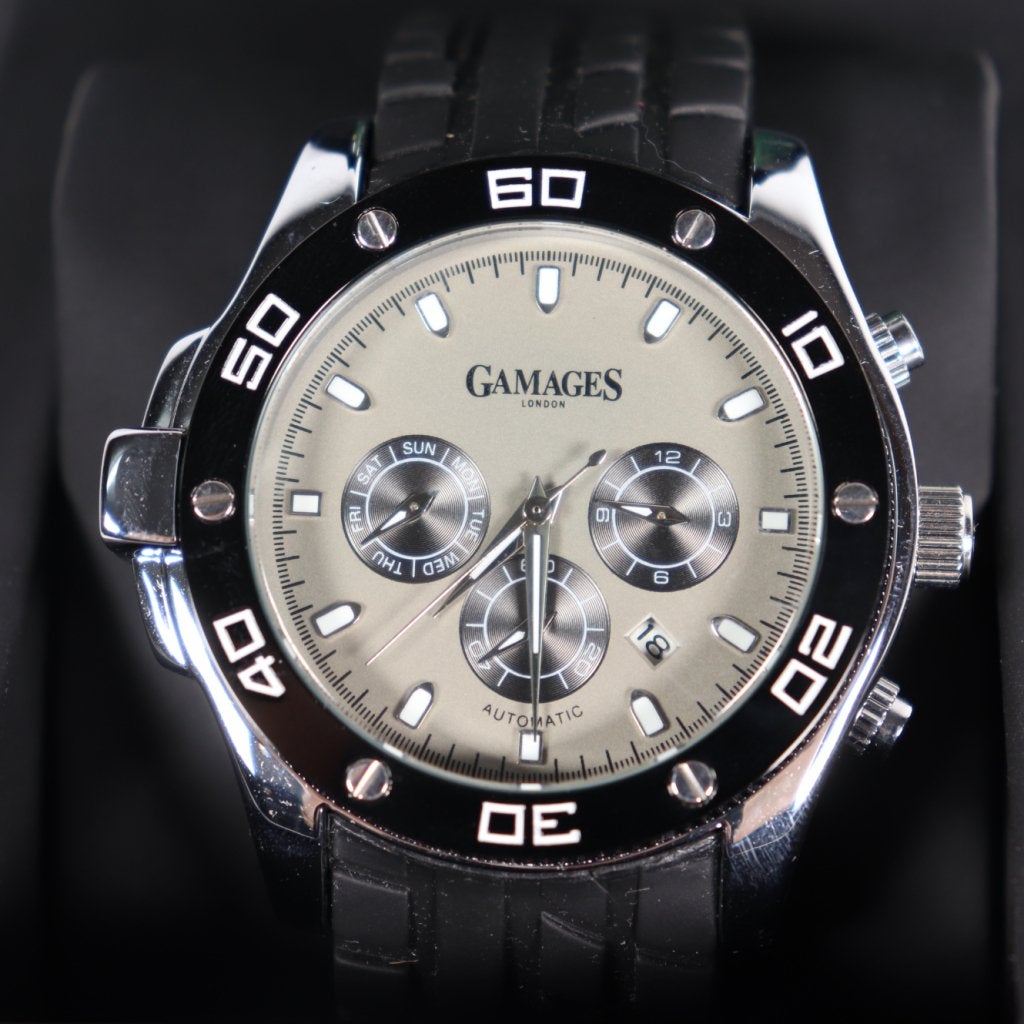 Gamages London Open Date   Horloge (50MM) - A Grade, Gamages of London, Gebruikt, Info@gamages.london, 164-182 Oxford Street, Westminster