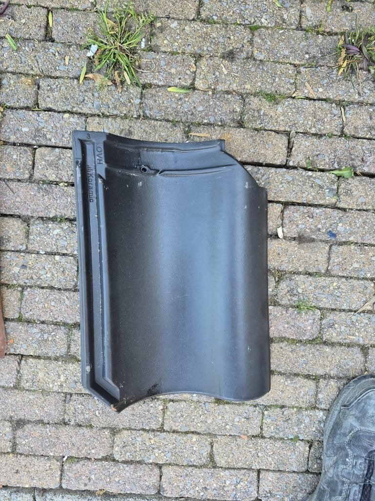 Wienerberger ovh klassiek zwart satinet, Doe-het-zelf en Verbouw, Dakpannen en Dakbedekking, Ophalen, 10 tot 15 m², Steen of Klei