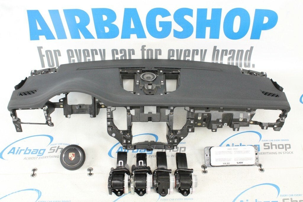 Airbag set - Dashboard zwart Porsche Macan (2014-heden), Gebruikt, Ophalen of Verzenden