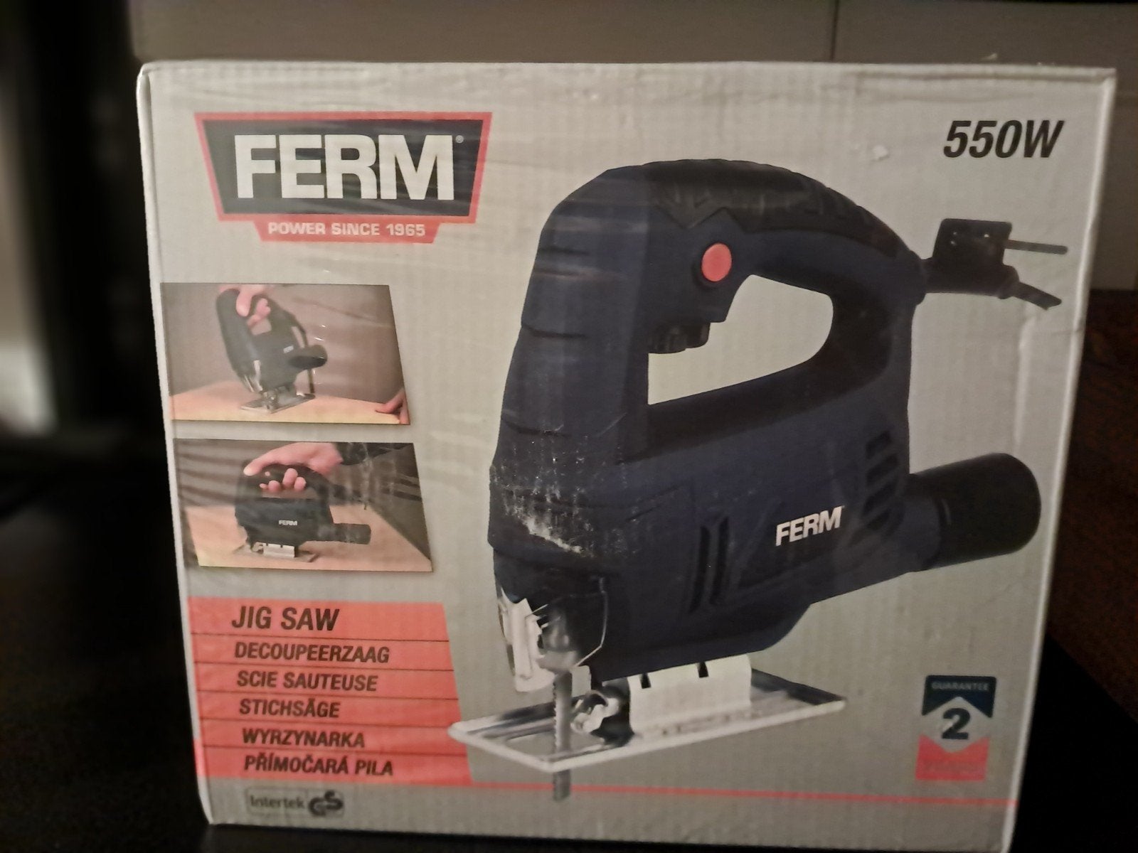 Ferm Decoupeerzaag 550W - Nieuw in doos, Ophalen, Decoupeerzaag, Nieuw, 600 tot 1200 watt