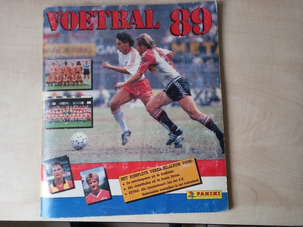 Panini Voetbal 89 Album - Compleet met stickers, Verzenden, Gebruikt, Sport