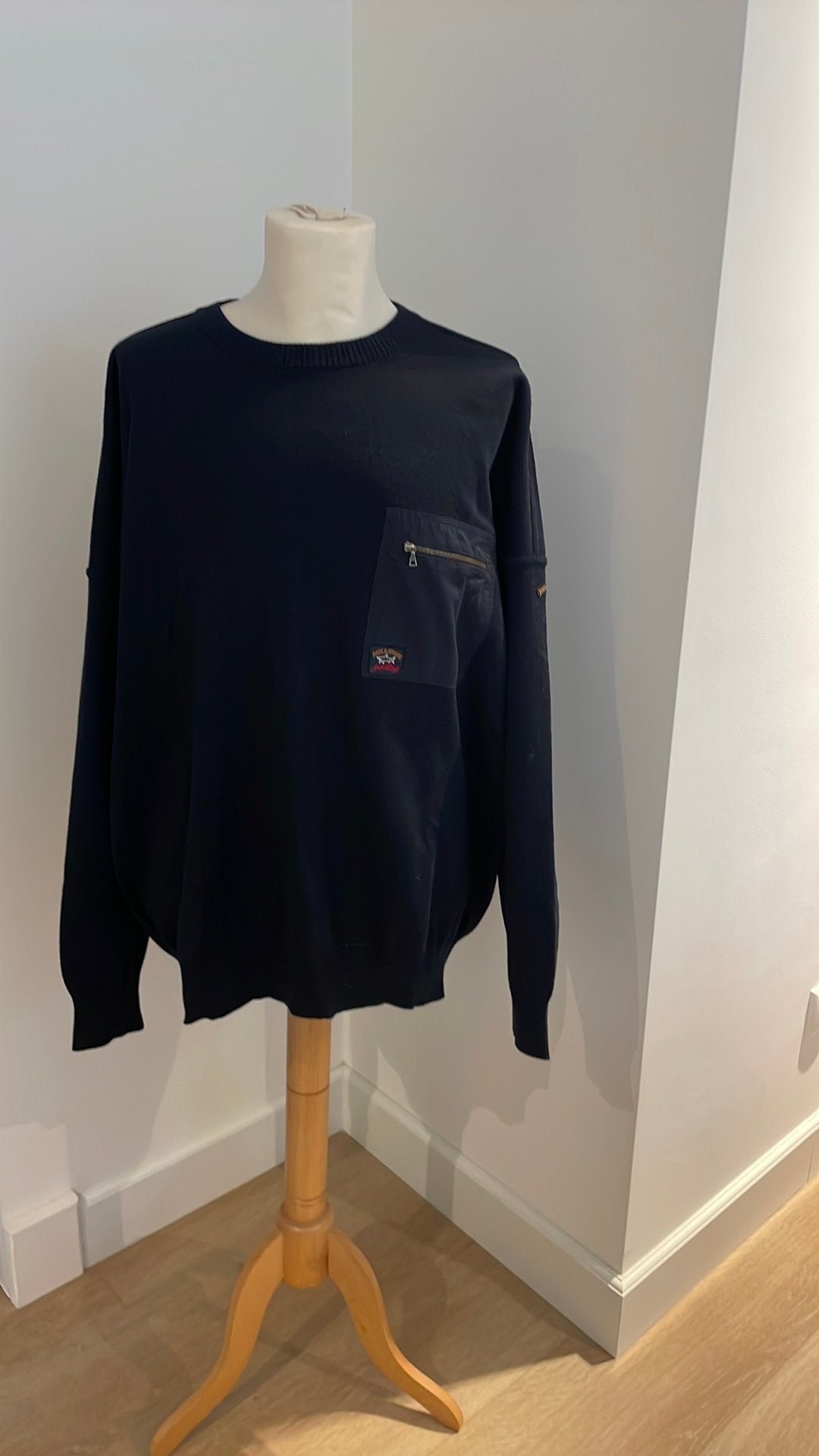 “Wollen” trui van Paul & Shark, mt 3XL, Kleding | Heren, Verzenden, Gedragen, Overige maten, Blauw