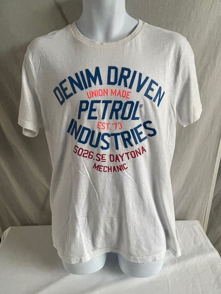 Petrol Industries wit T-shirt met print – Maat XL, Kleding | Heren, Petrol Industries, Wit, Maat 56/58 (XL), Ophalen of Verzenden