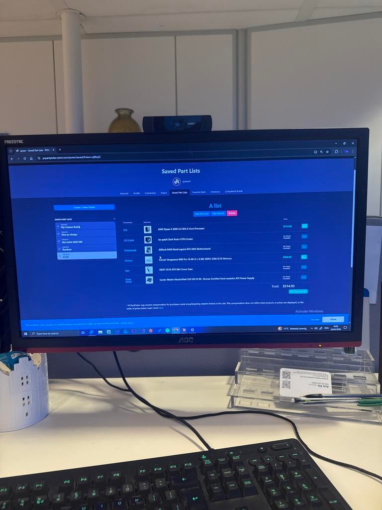 AOC G2460V gaming monitor 75Hz, Computers en Software, Monitoren, Gaming, Gebruikt, IPS, Full HD