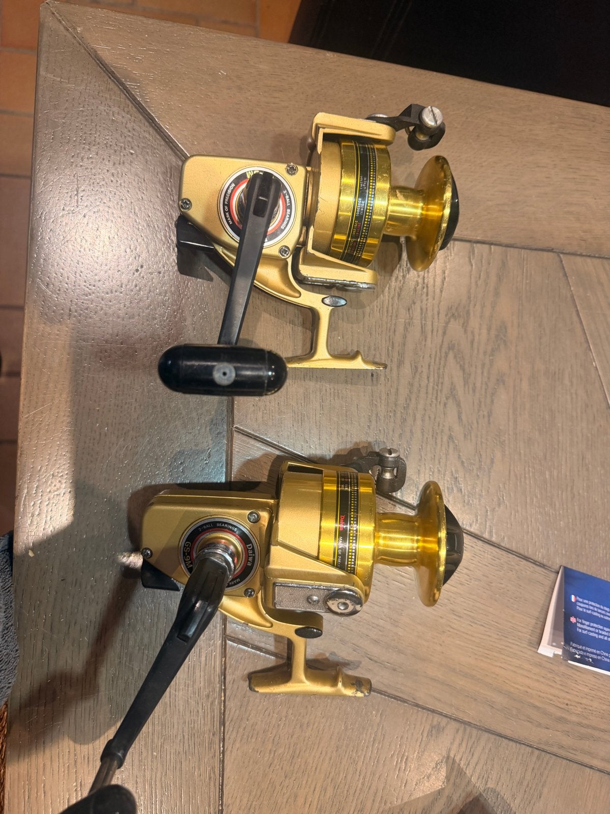 Daiwa Gold GS-9 Molens (2 stuks), Ophalen of Verzenden, Gebruikt, Molen
