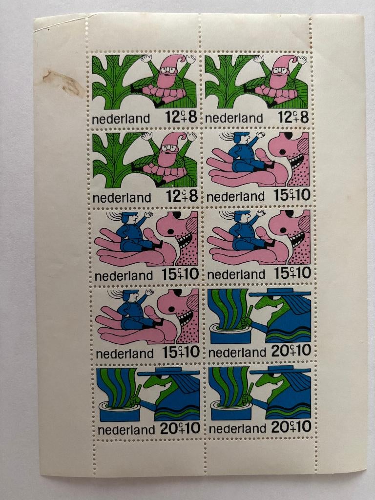 Kinderpostzegel vellen 1986 - 1977, Postzegels en Munten, Postzegels | Nederland, Ophalen of Verzenden, Na 1940, Postfris