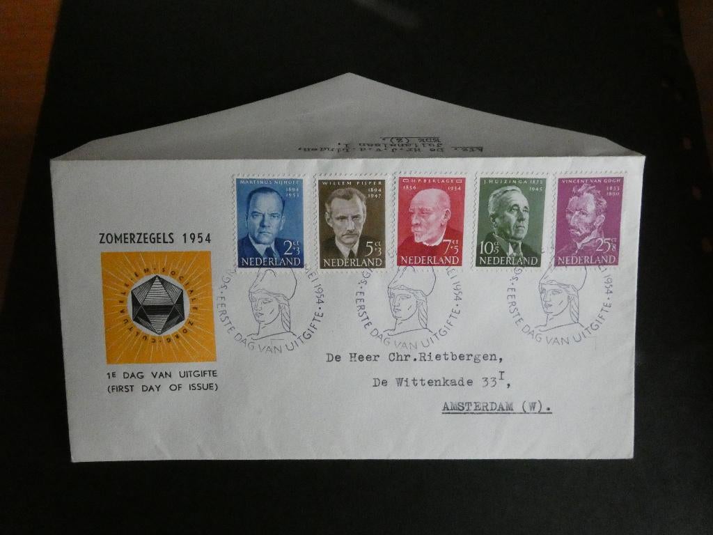 Collectie FDC's in album, Ophalen of Verzenden, Nederland