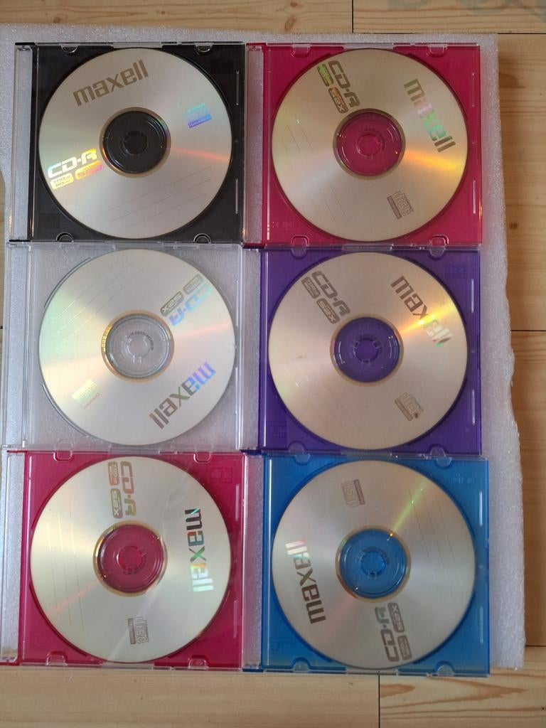 Maxell CD-R - 6 stuks - 52 speed, Ophalen of Verzenden, Nieuw in verpakking