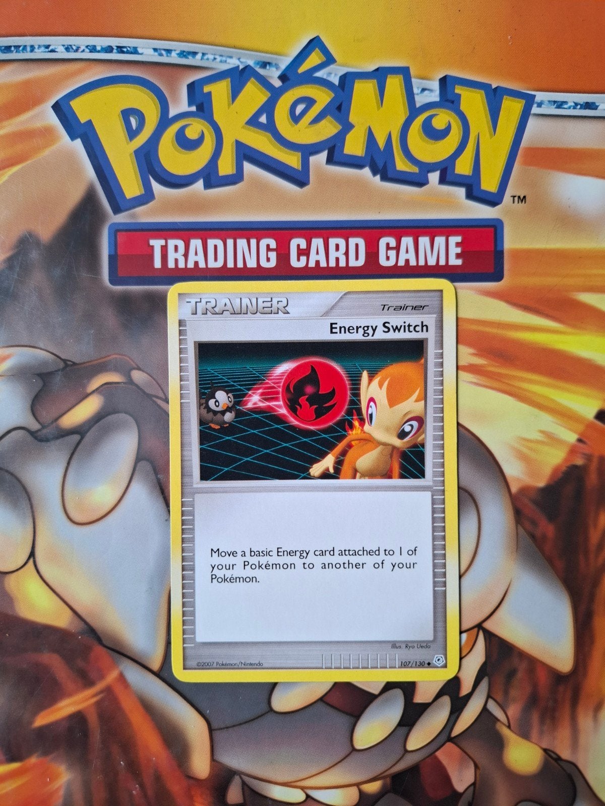 Energy switch 107/130 Diamond&Pearl base set pokemon kaart, Ophalen of Verzenden, Gebruikt, Losse kaart