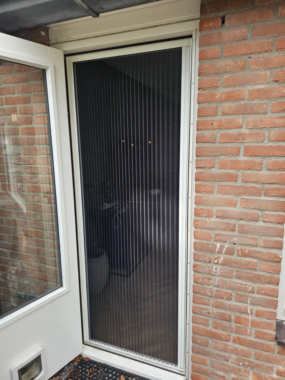 Hordeur plisé 80x209cm, Doe-het-zelf en Verbouw, Ophalen, Gebruikt, 80 tot 100 cm, Hordeur