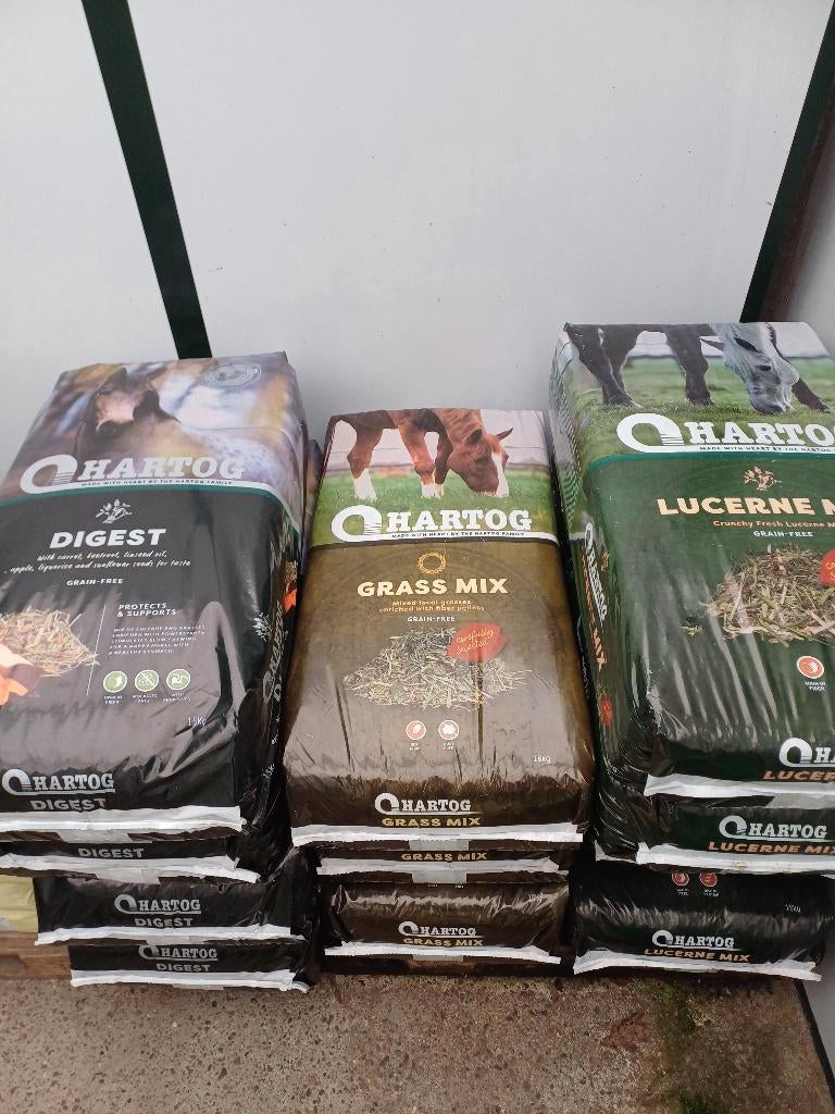 Hartog luzerne, grasmix, digest, senior, Dieren en Toebehoren, Ophalen of Verzenden, Nieuw, Overige soorten
